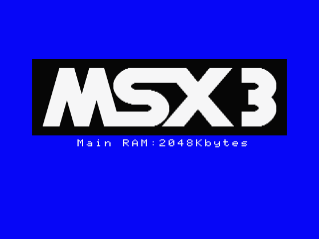 Unofficial MSX3 Logo